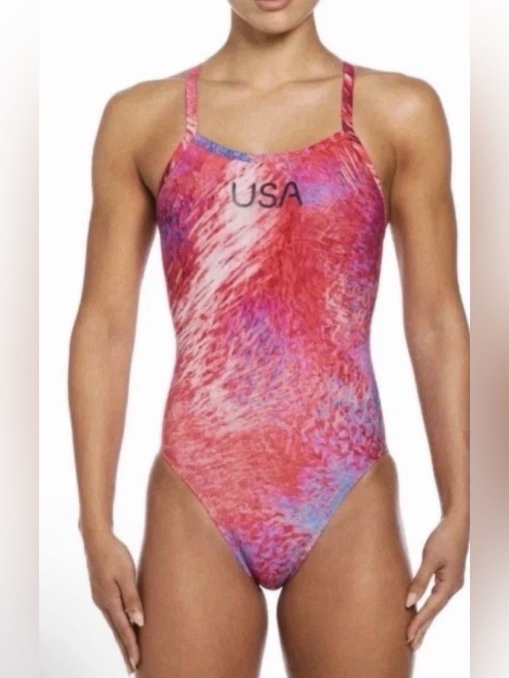 Nike Hydrastrong Women's Olympic Collection Racerback One Piece Swimsuit 38/12